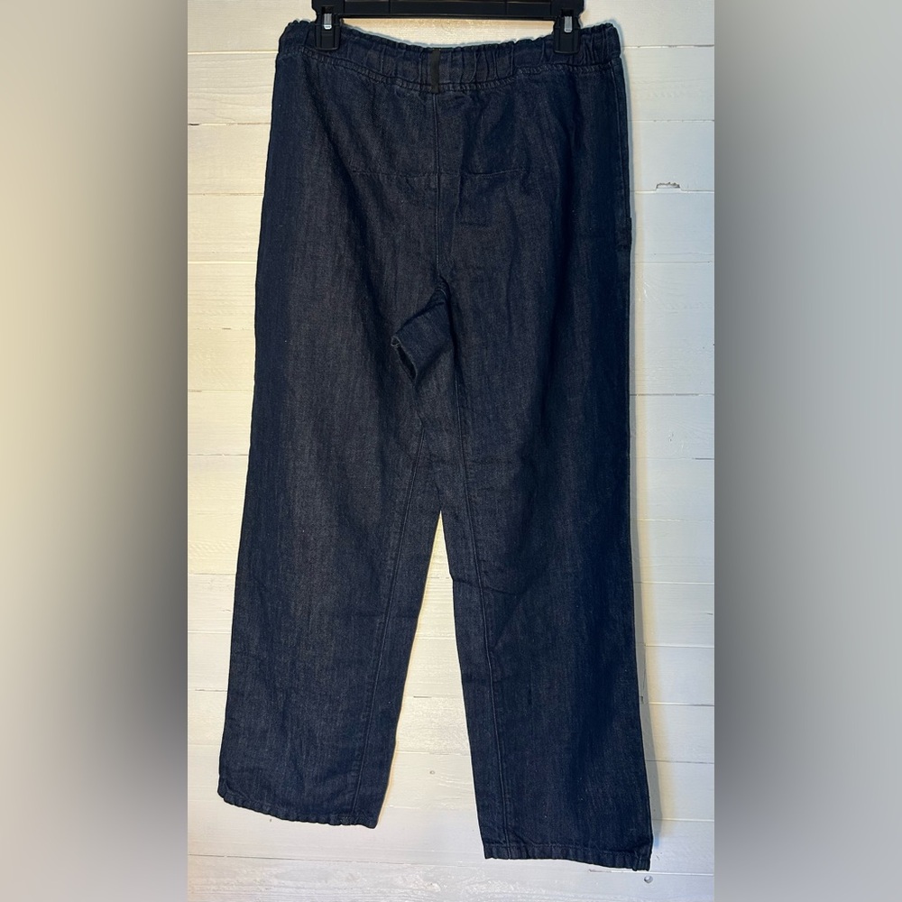 Askk Ny Lazy Jack linen and cotton blend wide leg pants. Womens size 2. Cute! - Picture 3 of 7